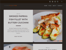 Tablet Screenshot of gourmetfoodatwork.com